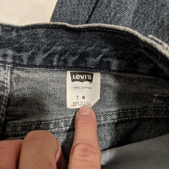 vintage Levi’s 17501 high waist tapered mom jeans - Picture 8 of 9